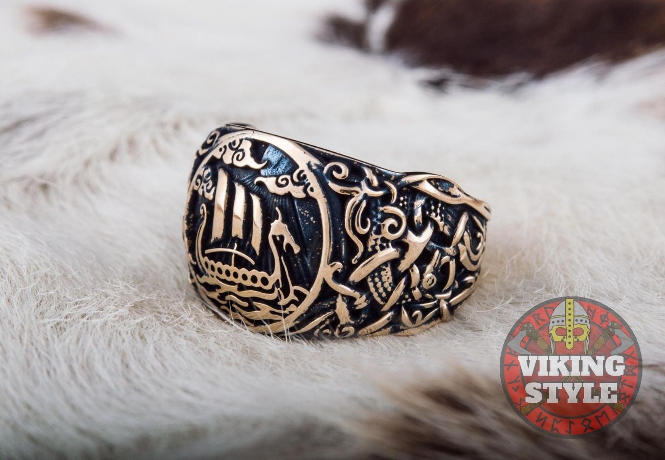 Drakkar Ring - Mammen, Bronze