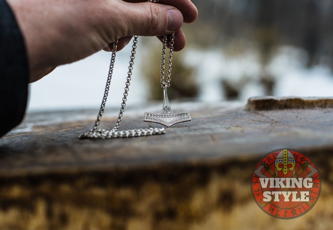 Mjölnir Pendant - Rosendal, 925 Silver