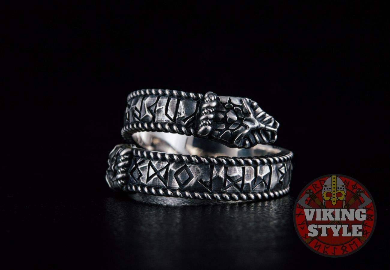 Adjustable Rune Ring II - 925 Silver