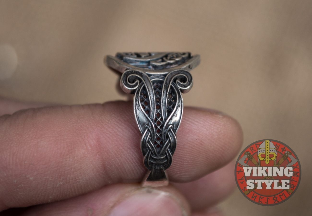 Tri-Horn Ring - Norse Collection, 925 Silver