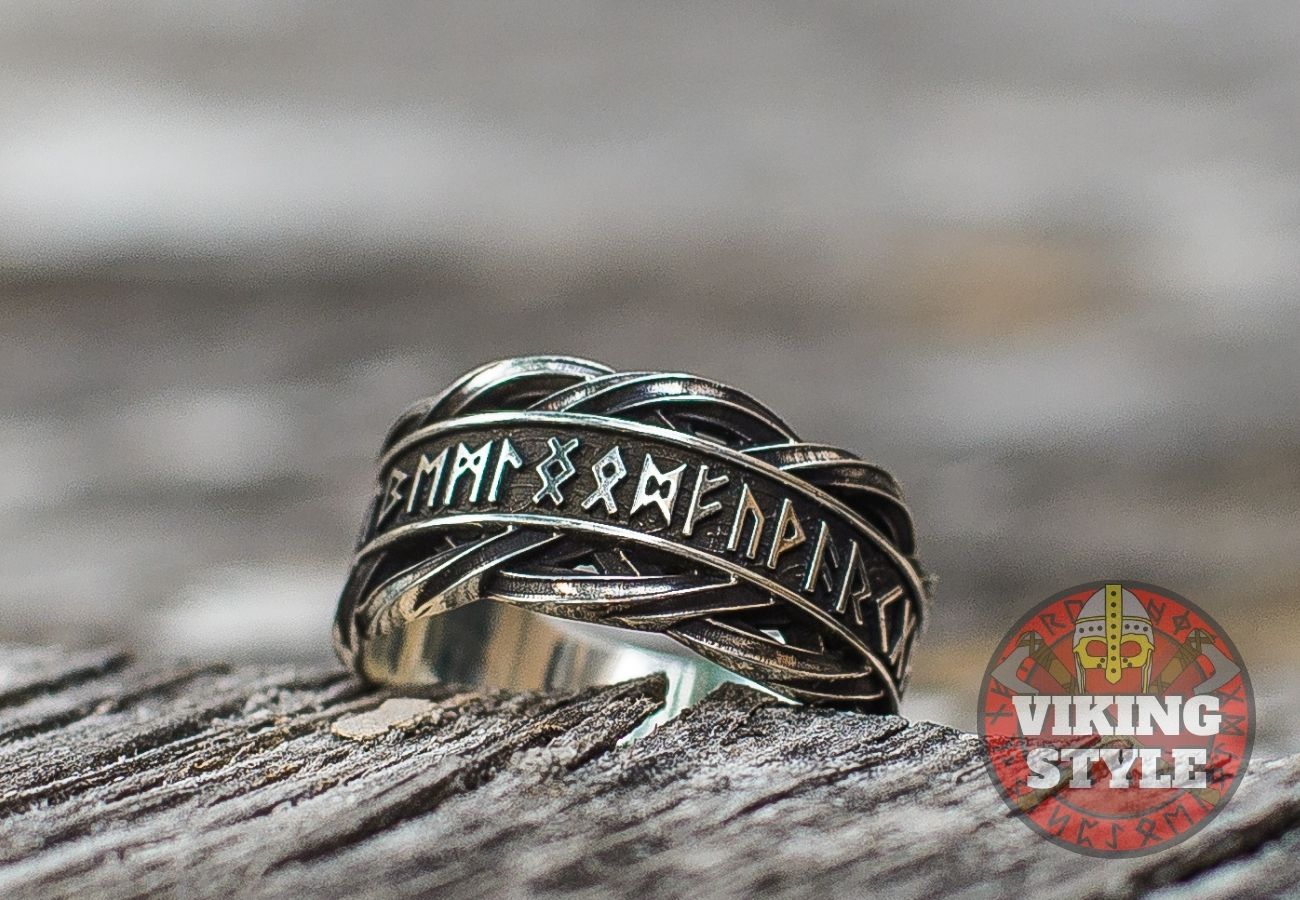 Runic Ring - Knot, 925 Silver