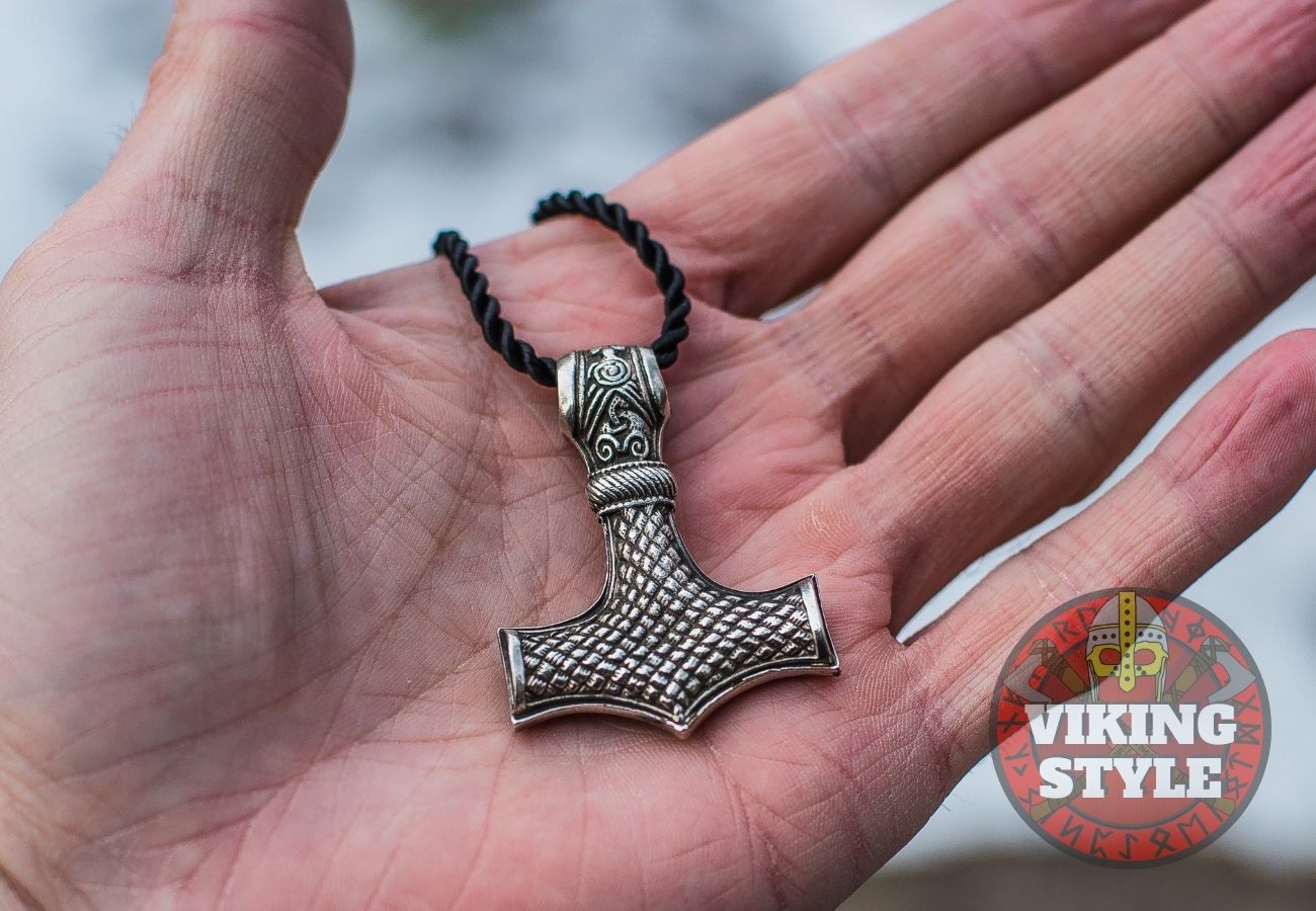 Large Mjölnir Pendant - Mammen, 925 Silver