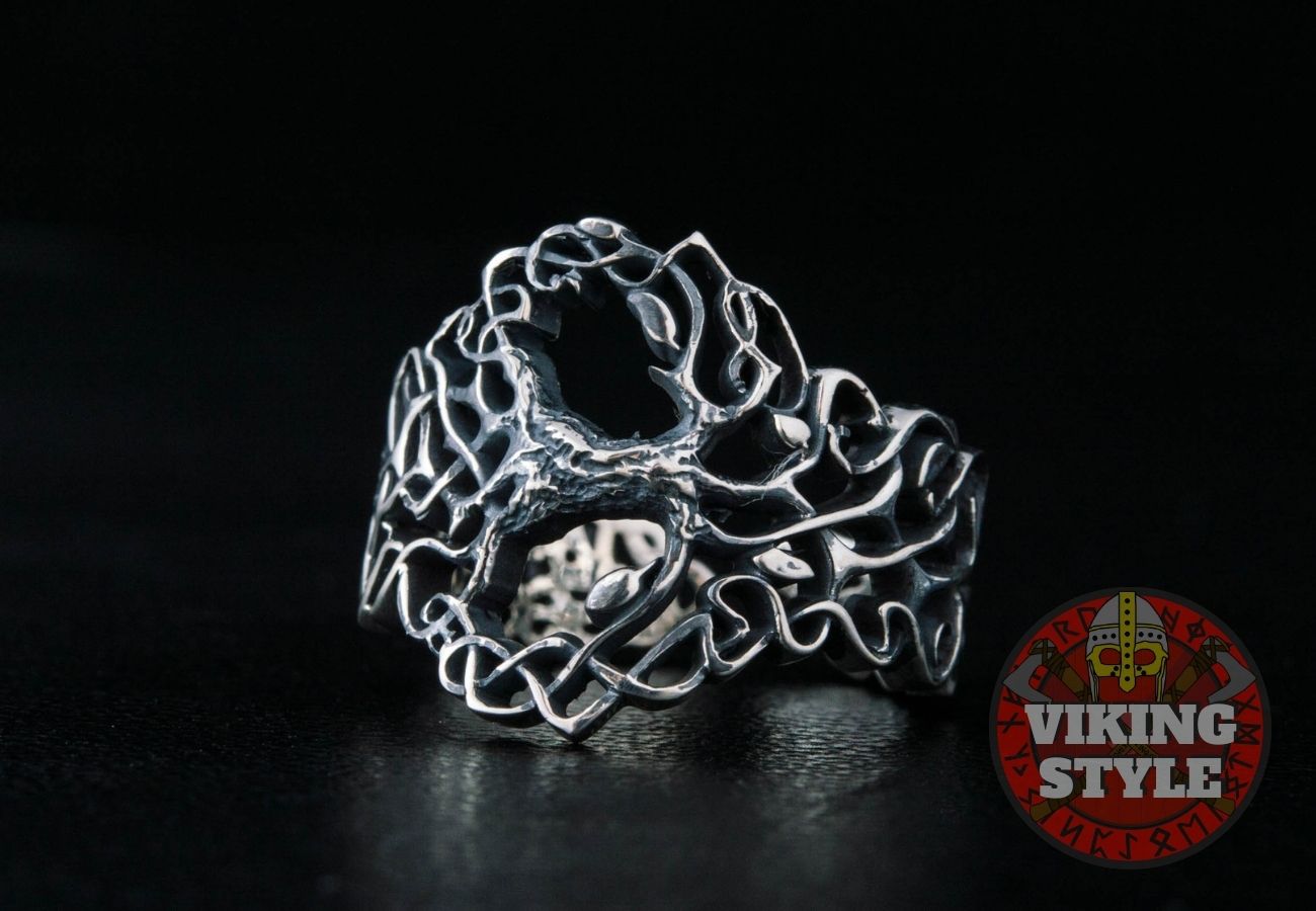 Yggdrasil Ring - Tree of Life, 925 Silver