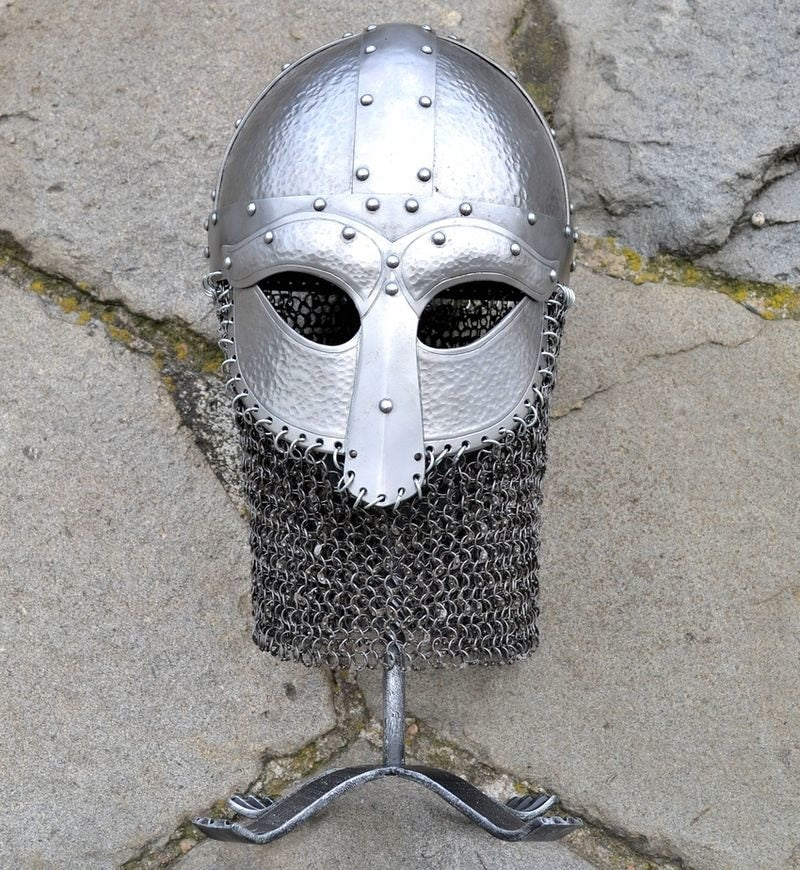 Reinforced Metal Viking Helmet