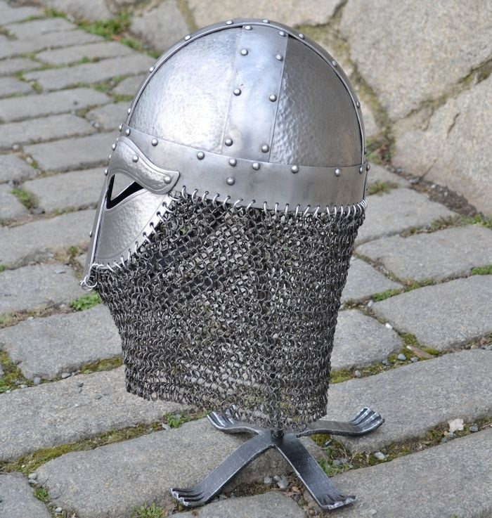Reinforced Metal Viking Helmet