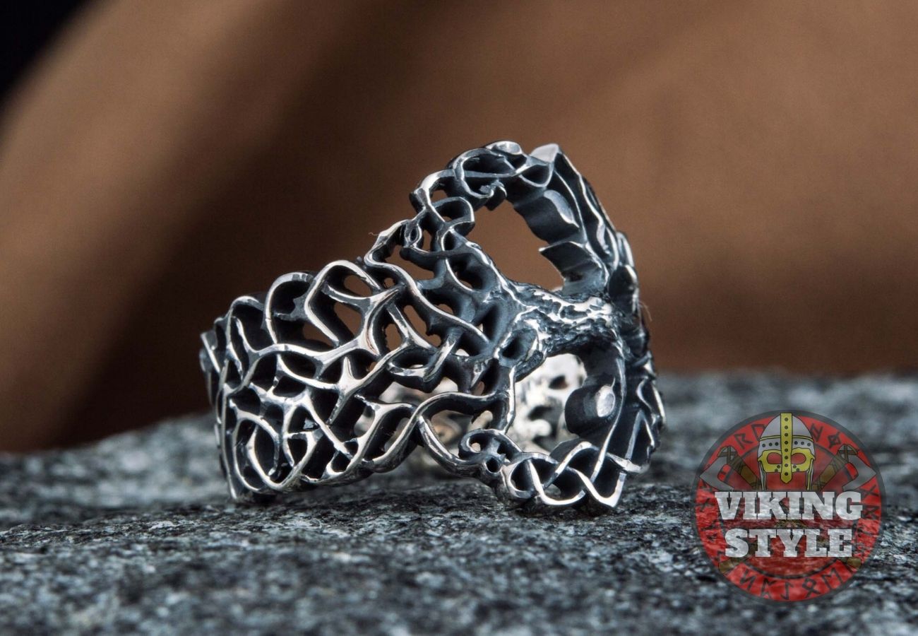 Yggdrasil Ring - Tree of Life, 925 Silver