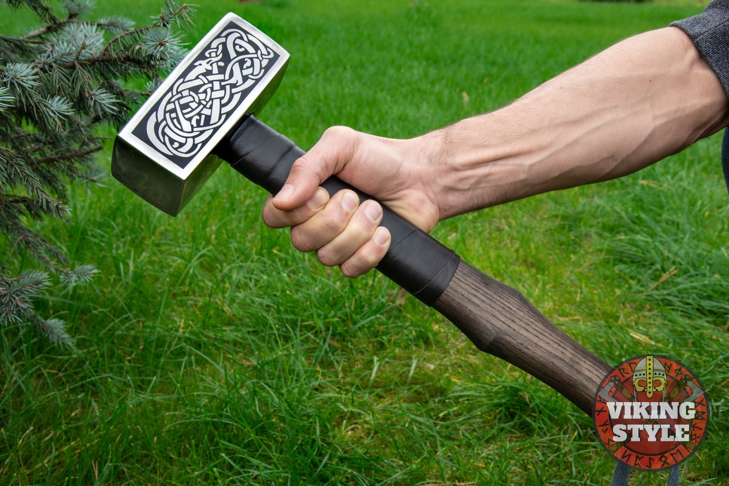 Handmade Viking Hammer - Jormungandr