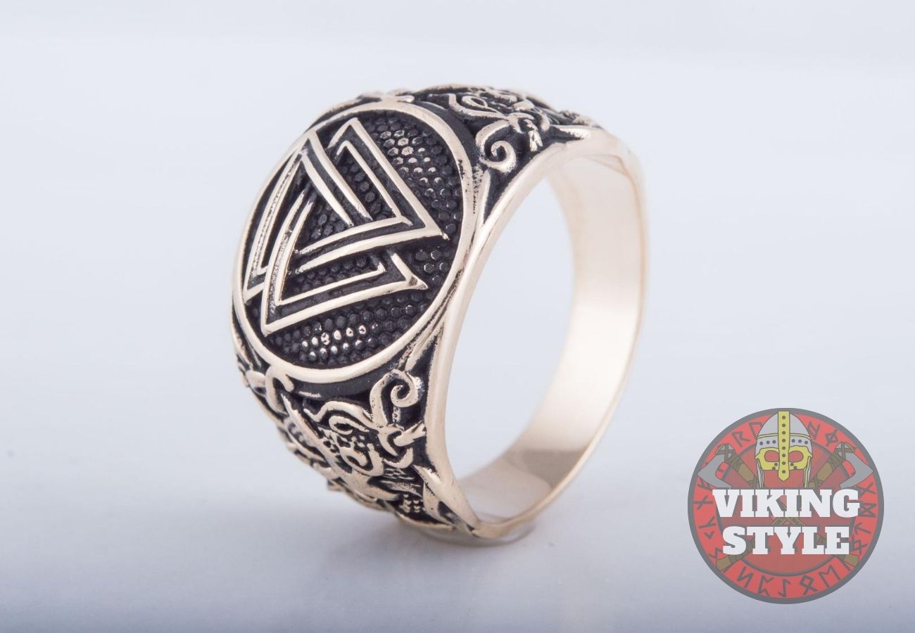 Valknut Ring - Mammen, Bronze