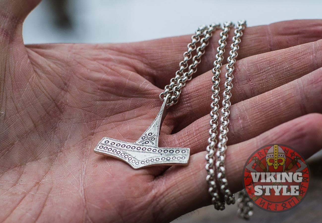 Mjölnir Pendant - Rosendal, 925 Silver