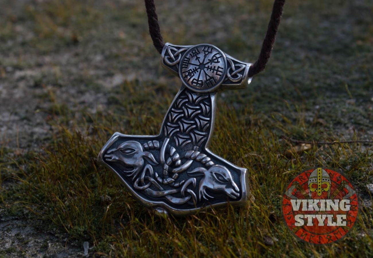 Mjölnir Pendant - Ram, 925 Silver