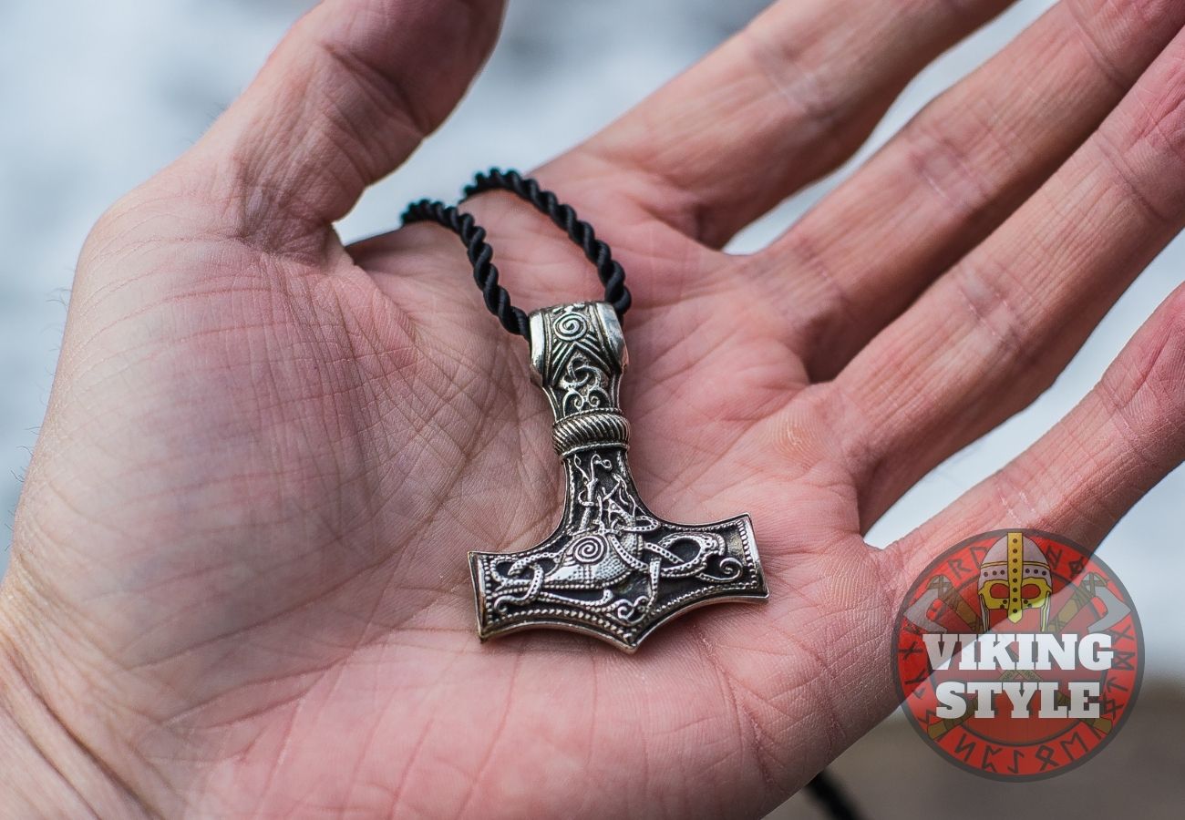 Large Mjölnir Pendant - Mammen, 925 Silver