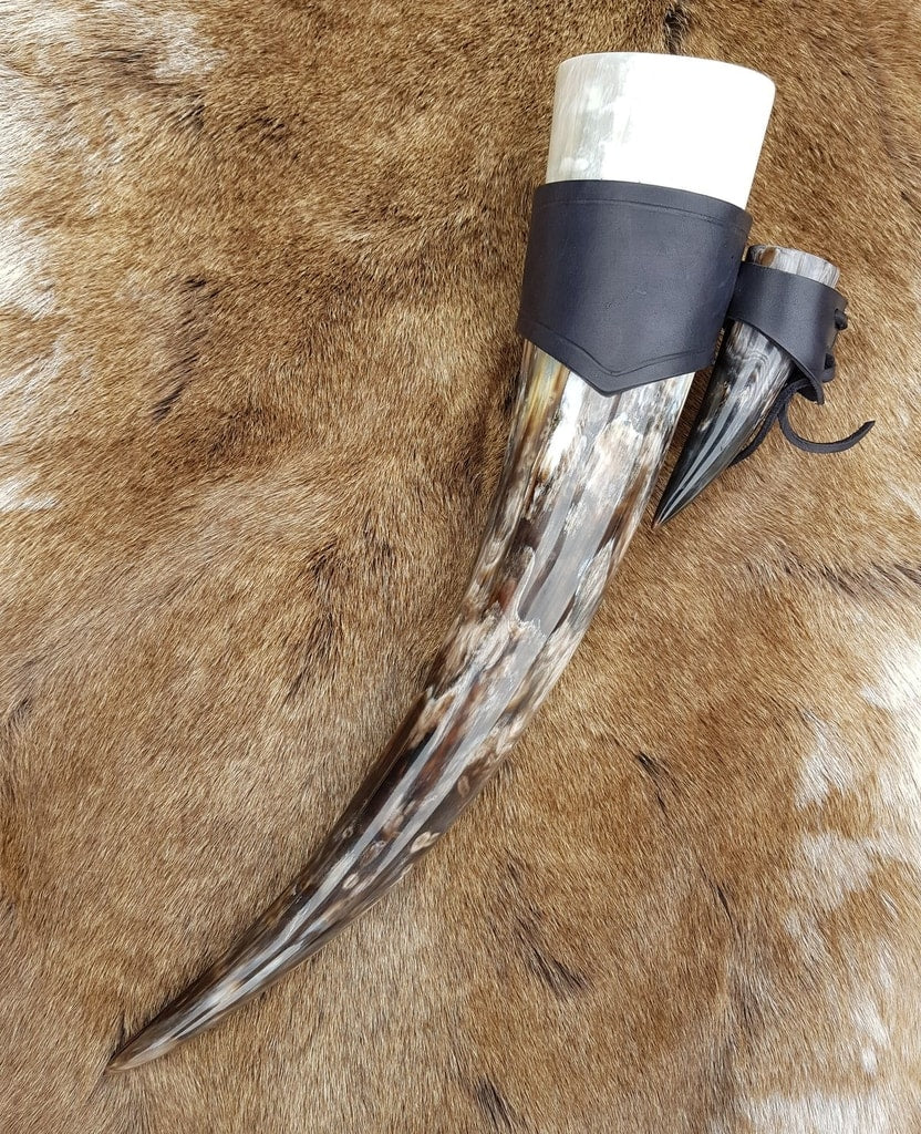 Drinking Horn & Shot Horn Set
