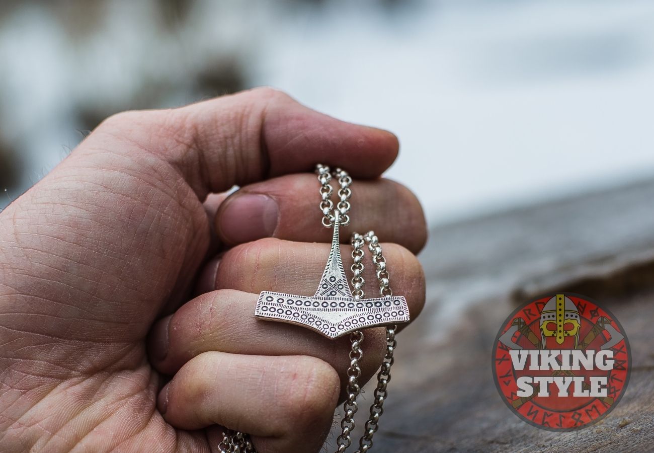 Mjölnir Pendant - Rosendal, 925 Silver