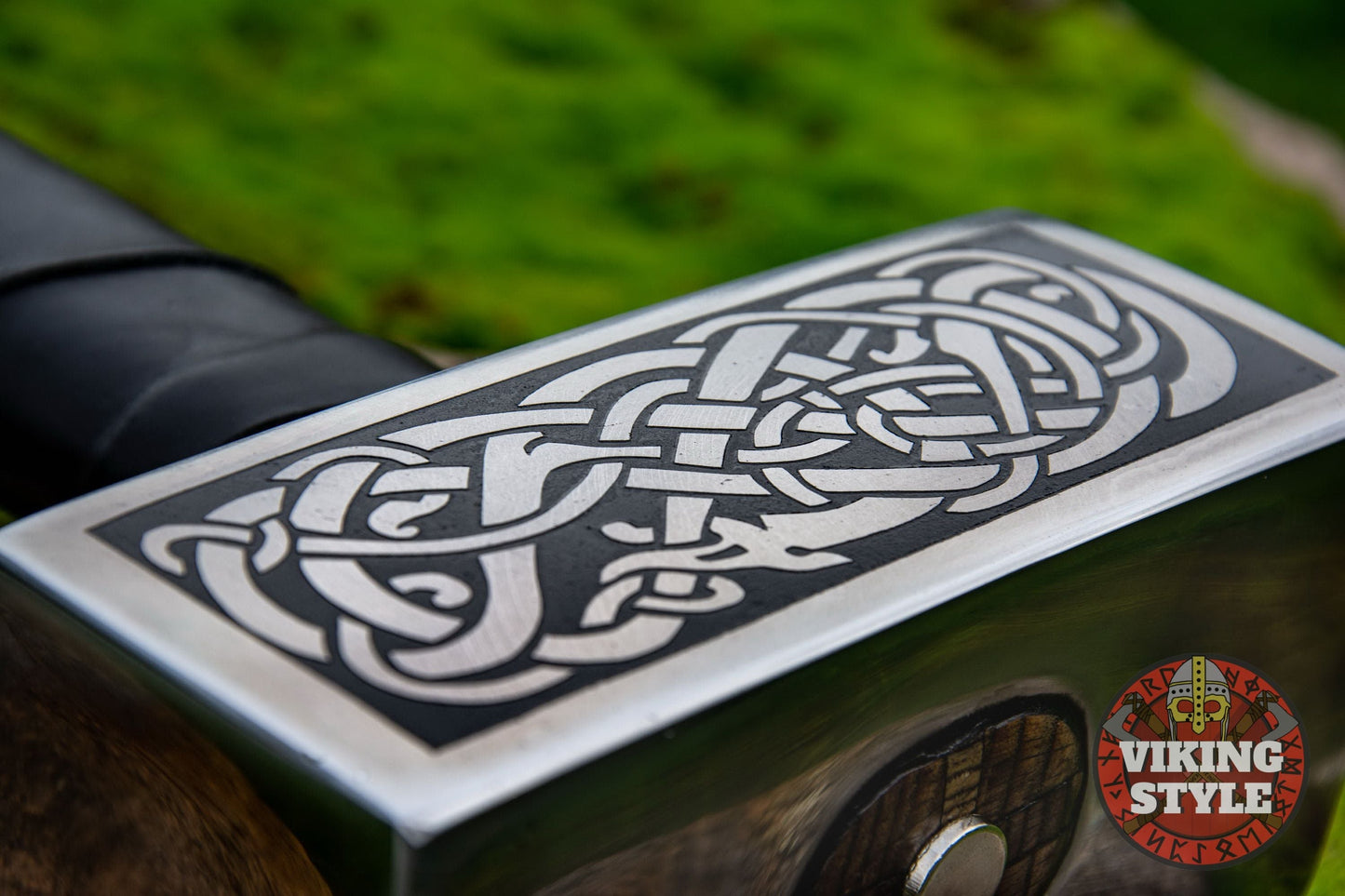 Handmade Viking Hammer - Jormungandr