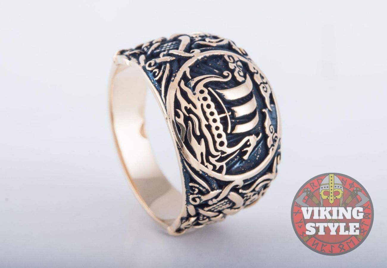 Drakkar Ring - Mammen, Bronze