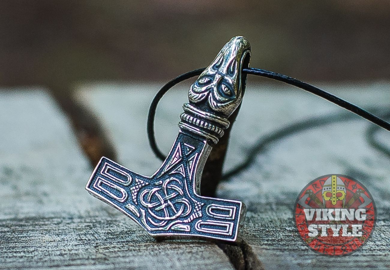 Mjölnir Pendant - Eagle, 925 Silver