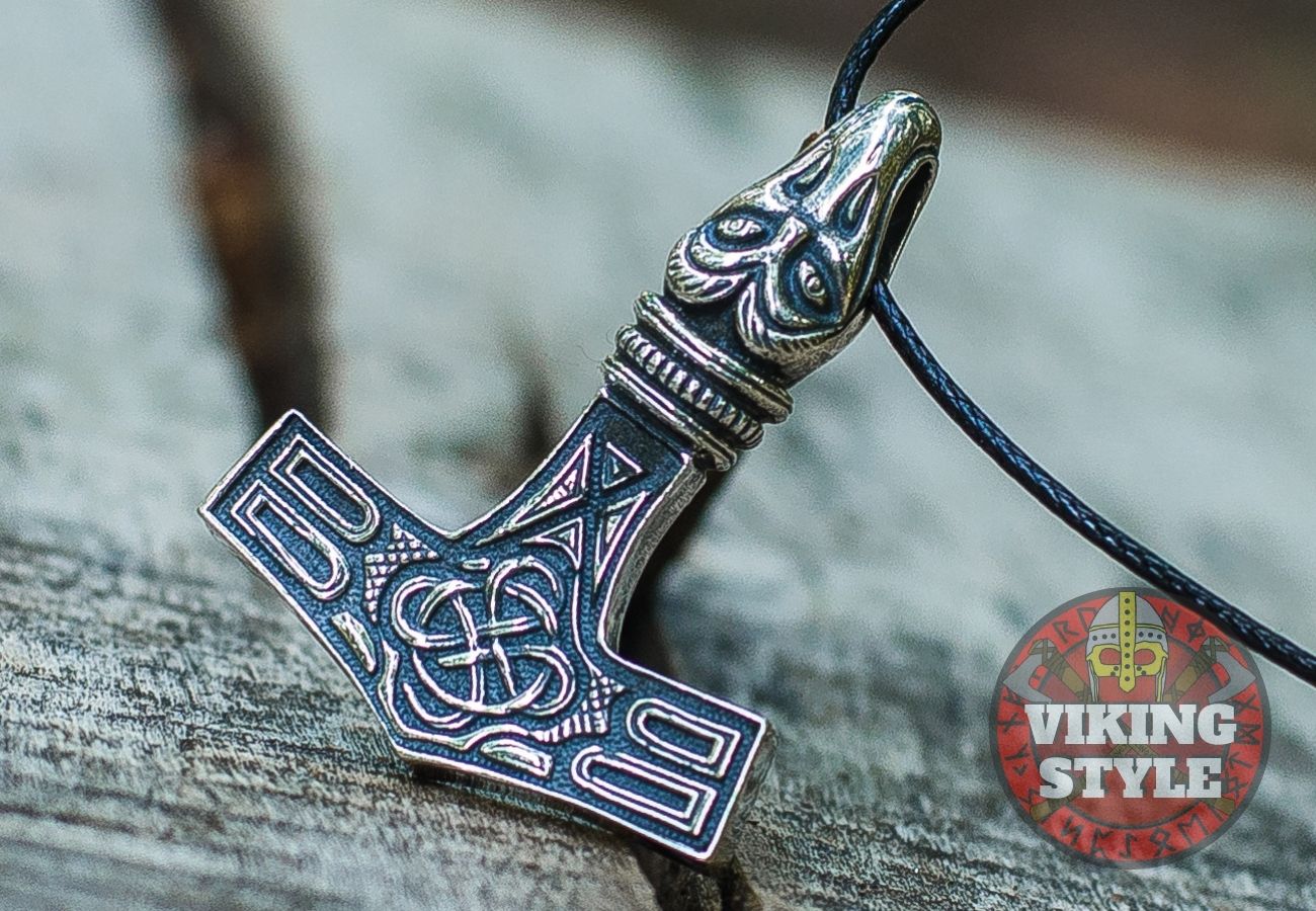 Mjölnir Pendant - Eagle, 925 Silver