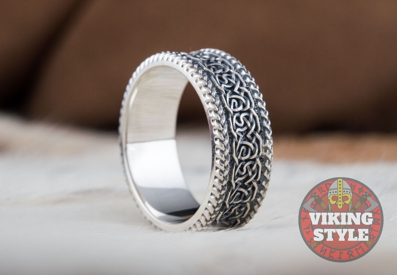 Norse Ring VII - 925 Silver