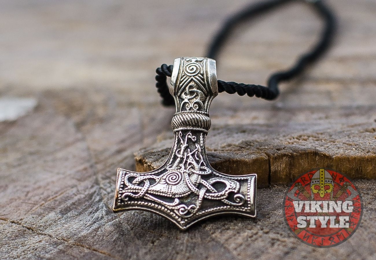 Large Mjölnir Pendant - Mammen, 925 Silver