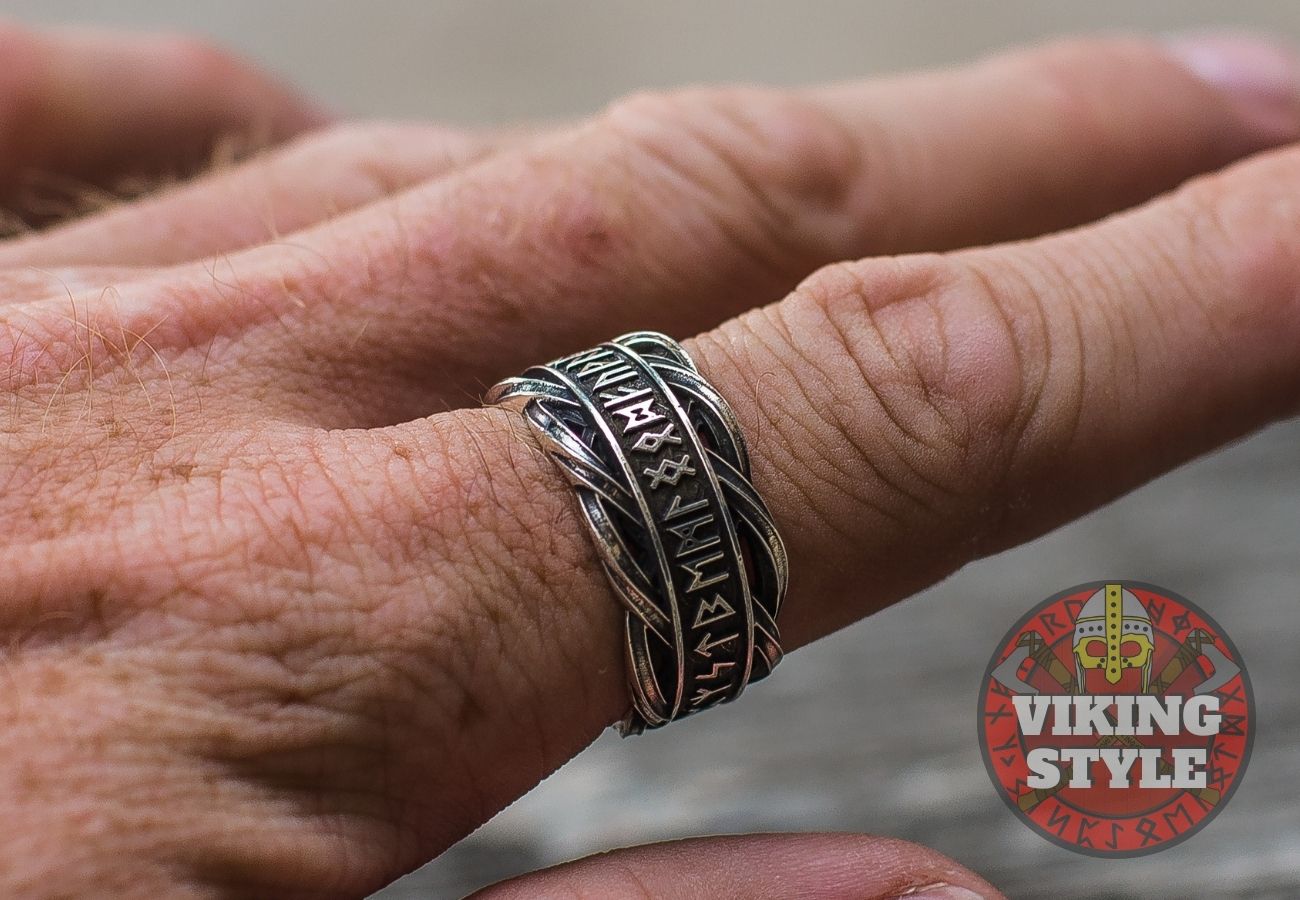 Runic Ring - Knot, 925 Silver