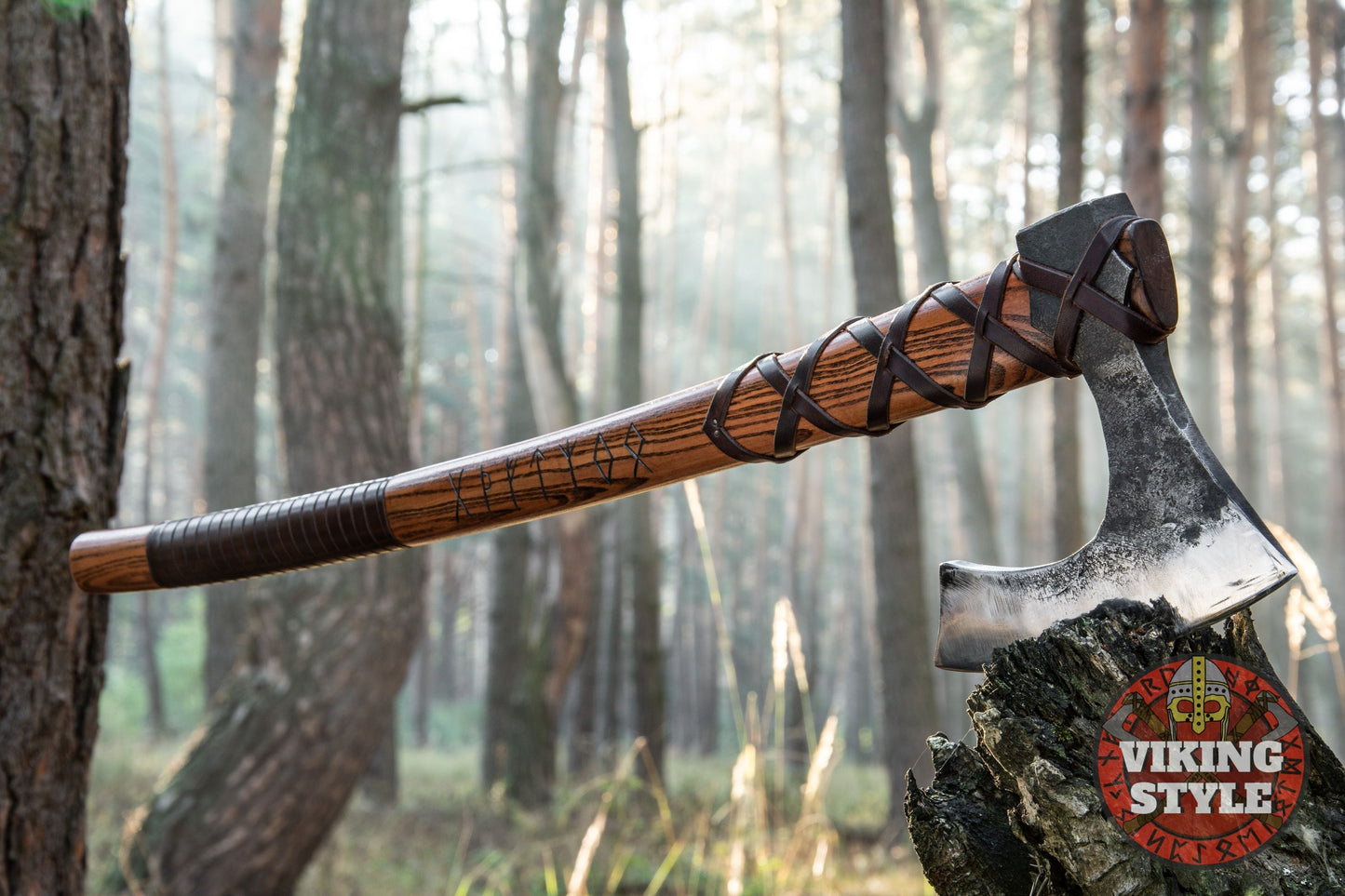 Traditional Viking Bearded Axe