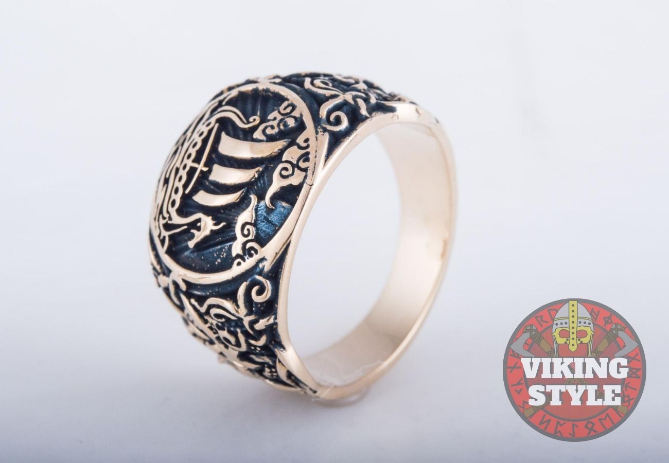 Drakkar Ring - Mammen, Bronze