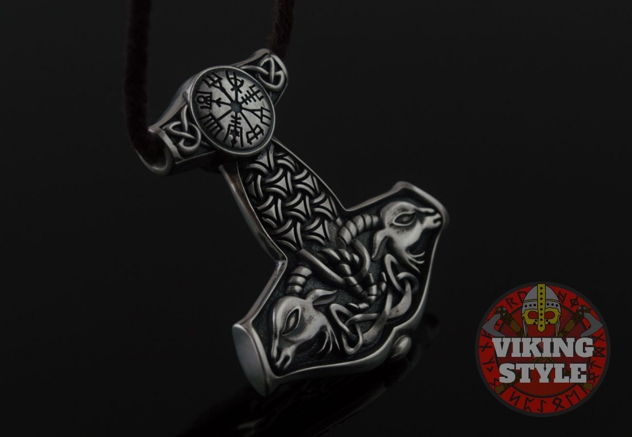 Mjölnir Pendant - Ram, 925 Silver