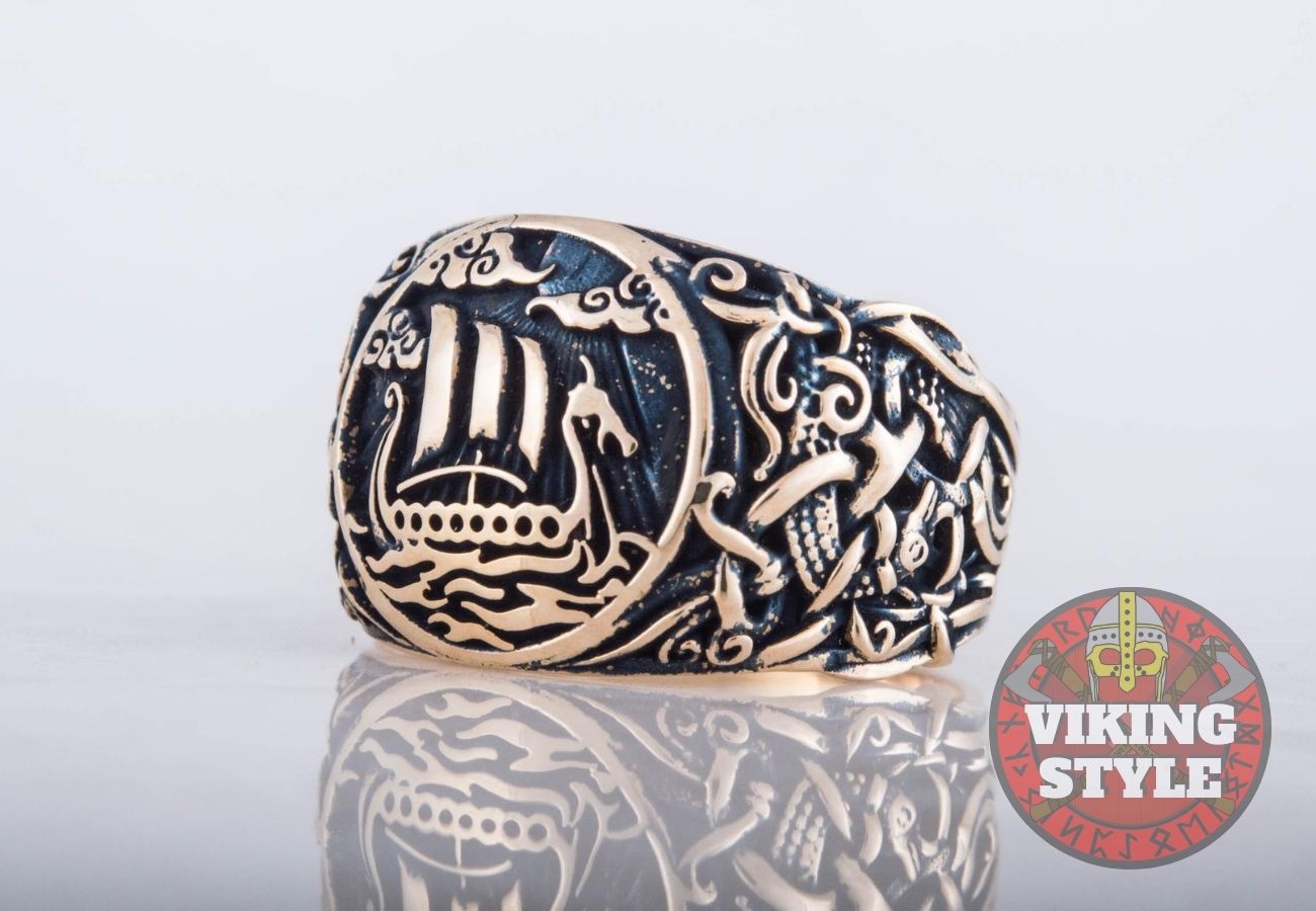 Drakkar Ring - Mammen, Bronze