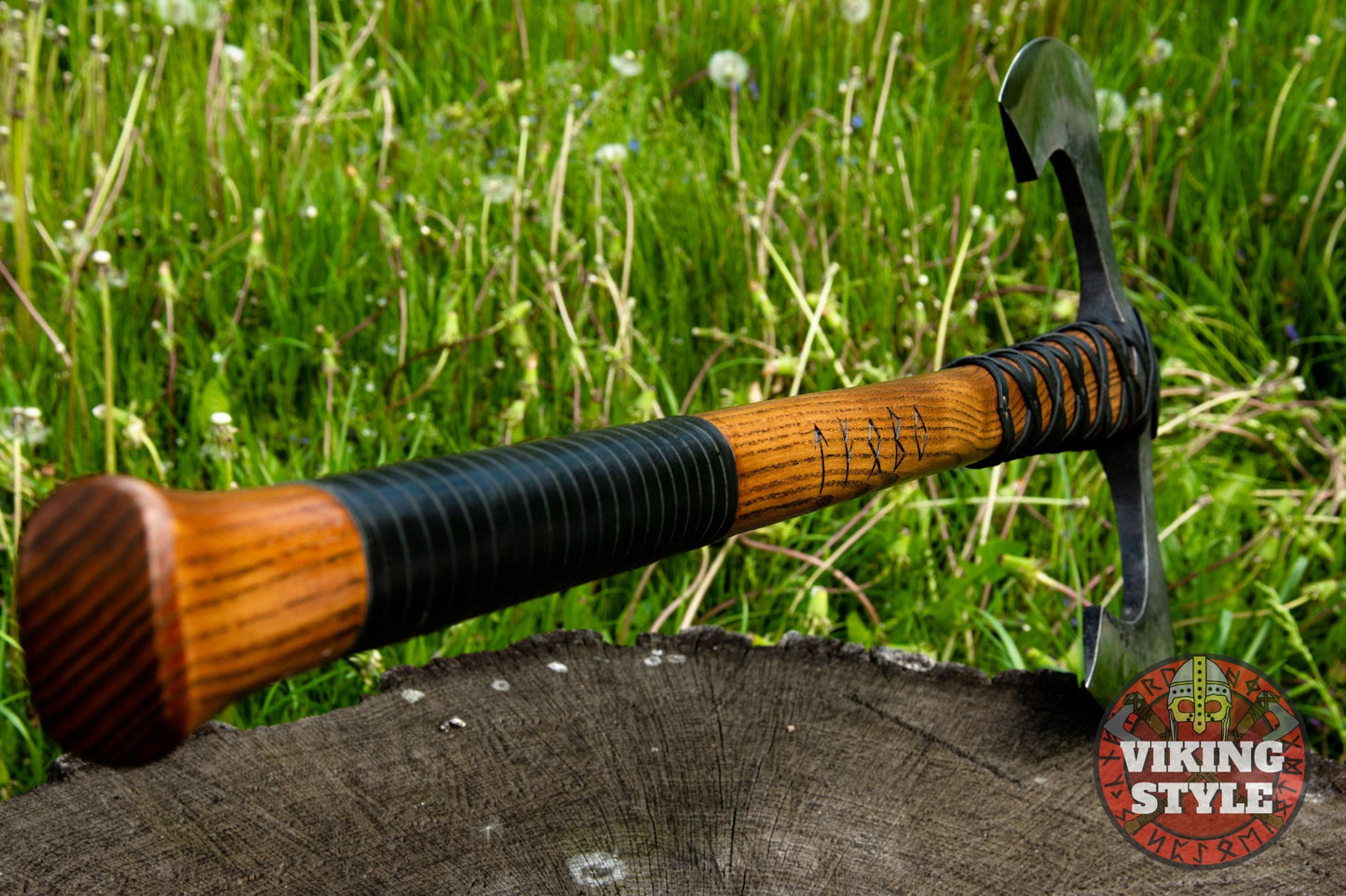 Double Sided Viking Axe - Havamal