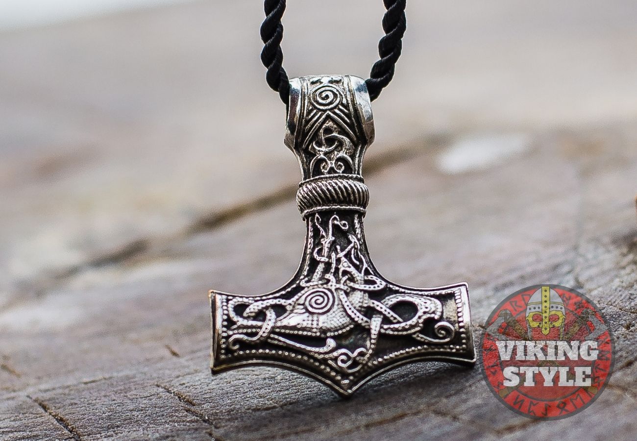 Large Mjölnir Pendant - Mammen, 925 Silver