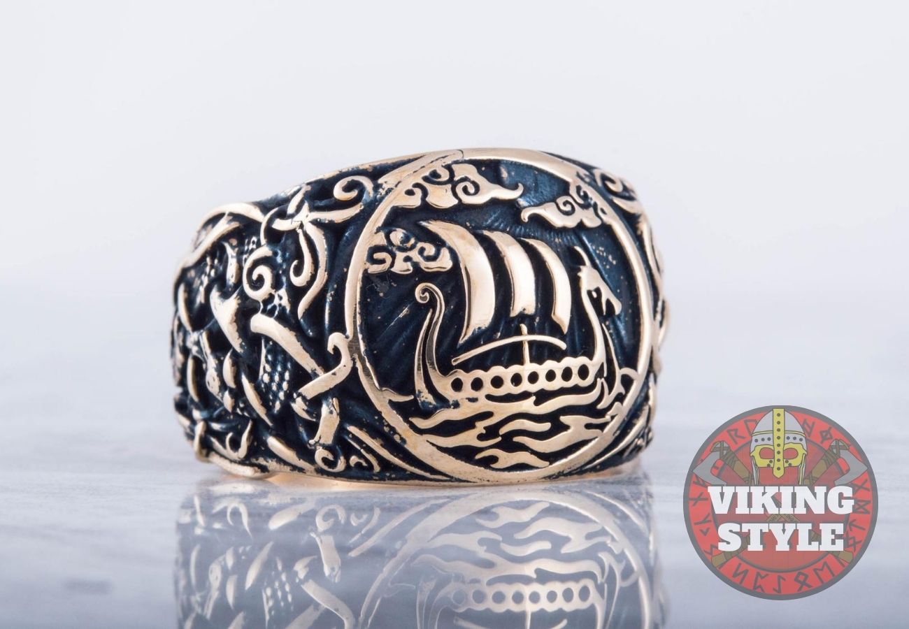 Drakkar Ring - Mammen, Bronze