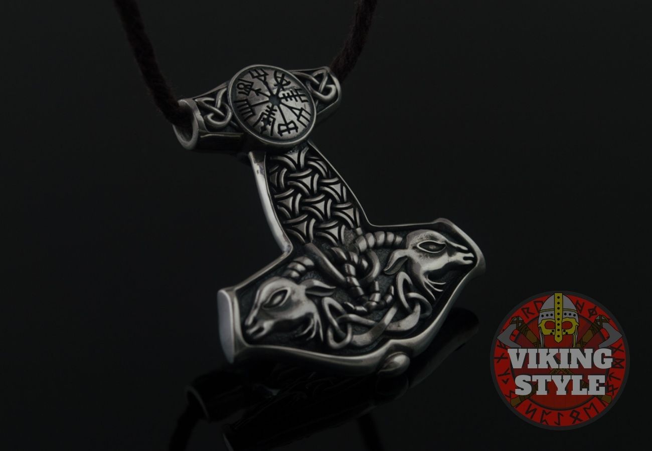 Mjölnir Pendant - Ram, 925 Silver
