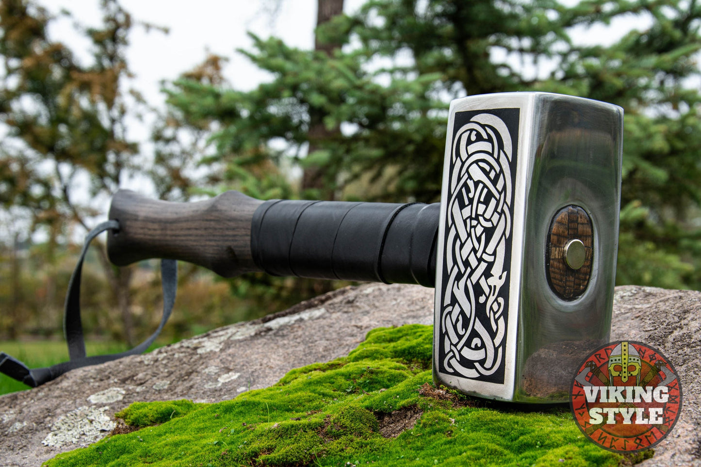 Handmade Viking Hammer - Jormungandr