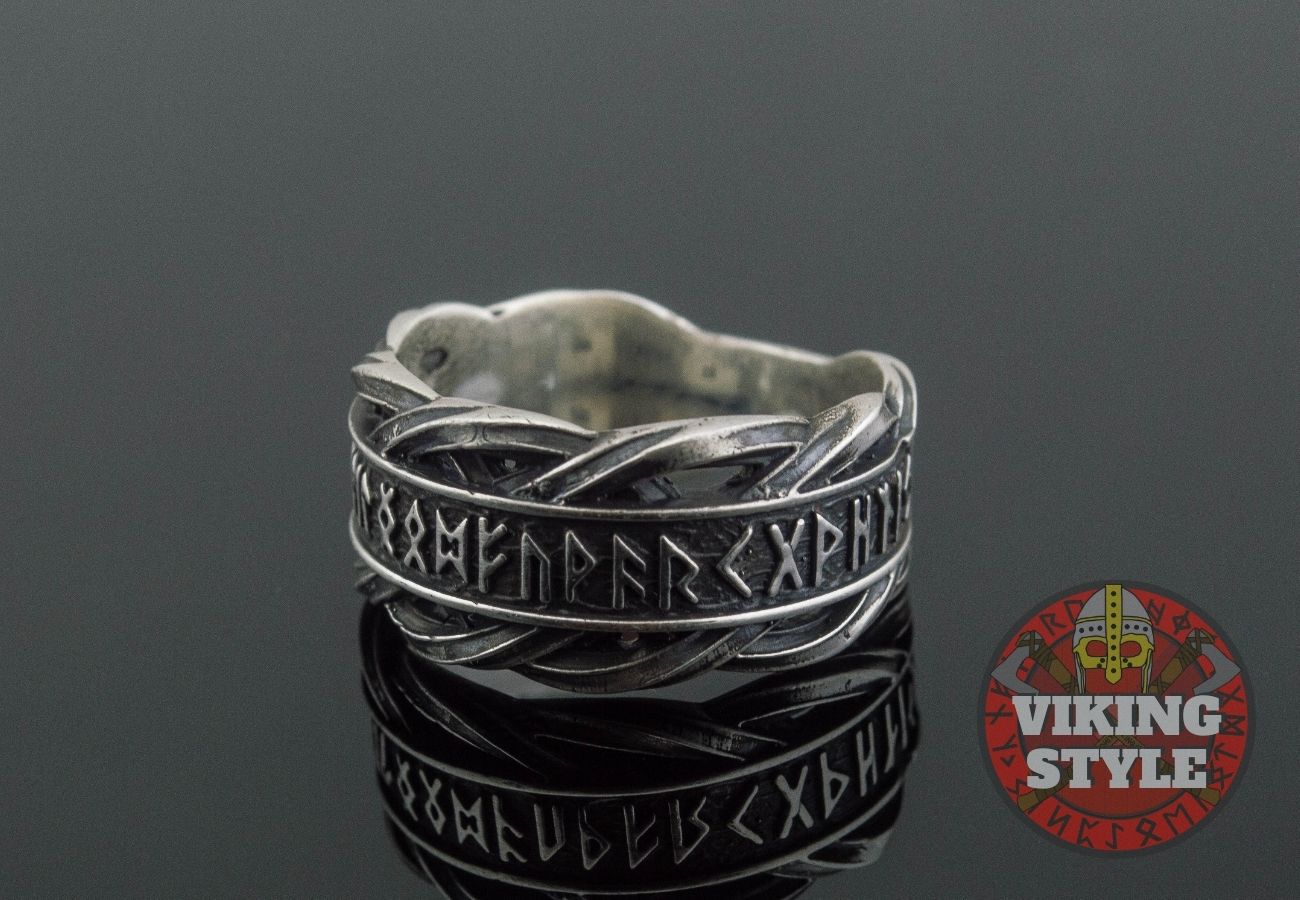 Runic Ring - Knot, 925 Silver
