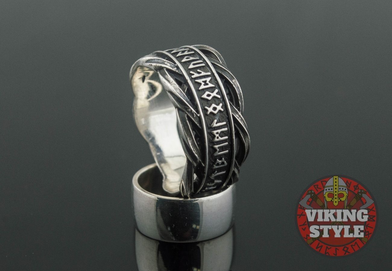 Runic Ring - Knot, 925 Silver