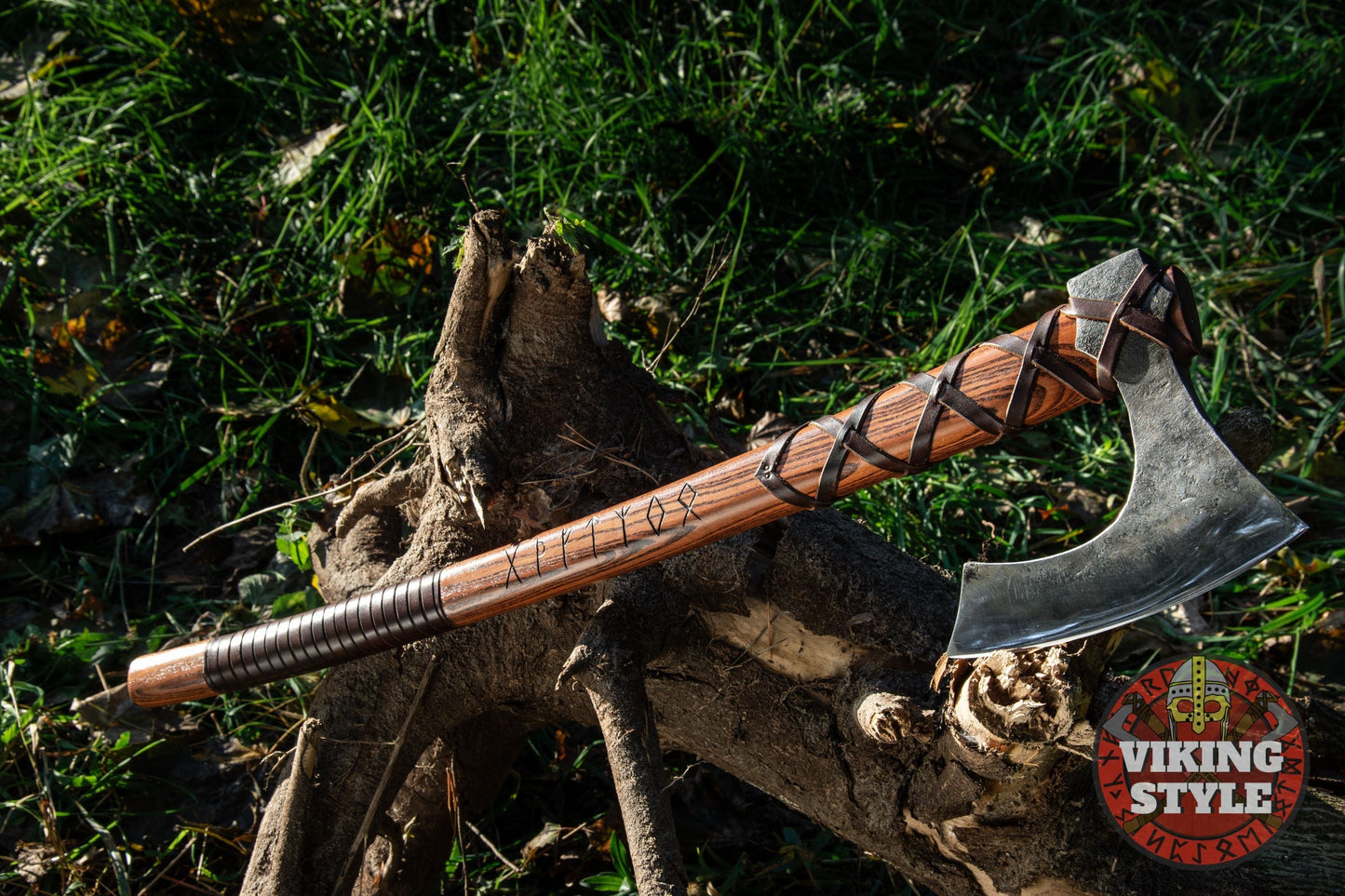 Traditional Viking Bearded Axe