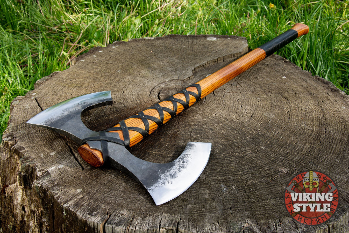 Double Sided Viking Axe - Havamal
