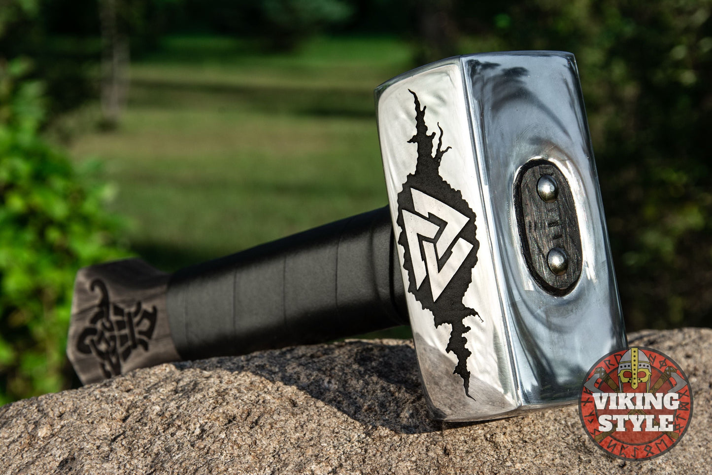 Handmade Viking Hammer - Valknut
