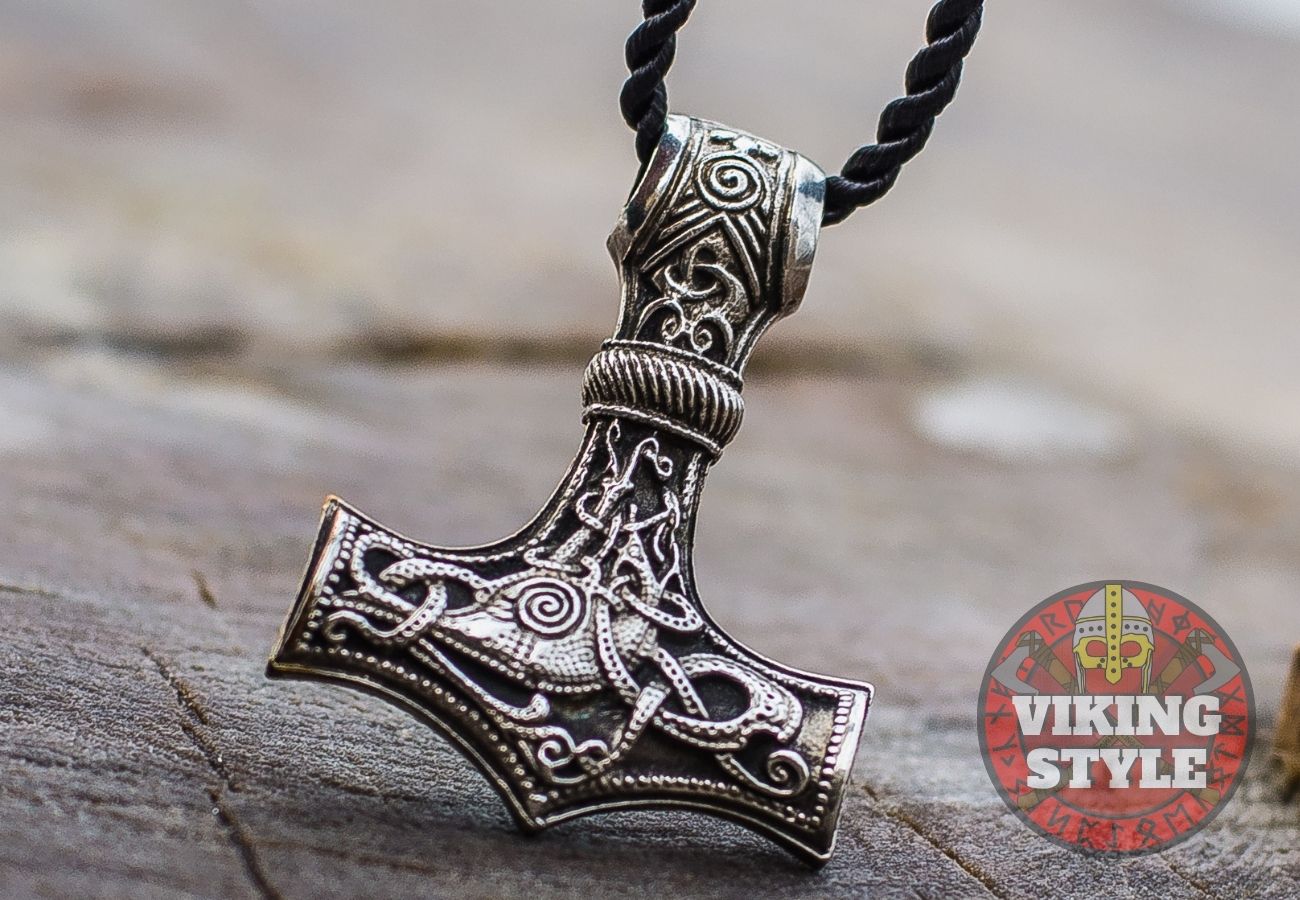 Large Mjölnir Pendant - Mammen, 925 Silver
