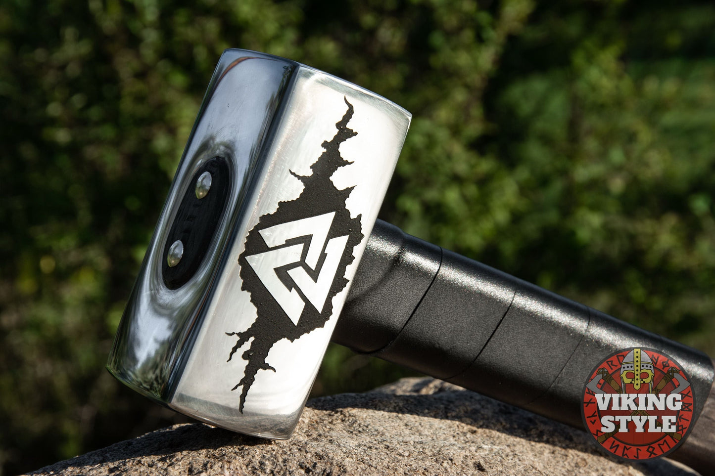 Handmade Viking Hammer - Valknut