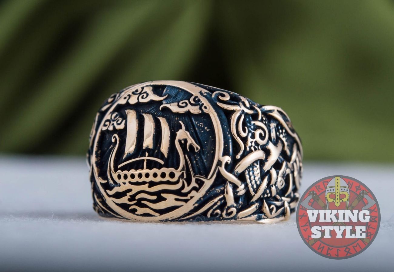 Drakkar Ring - Mammen, Bronze