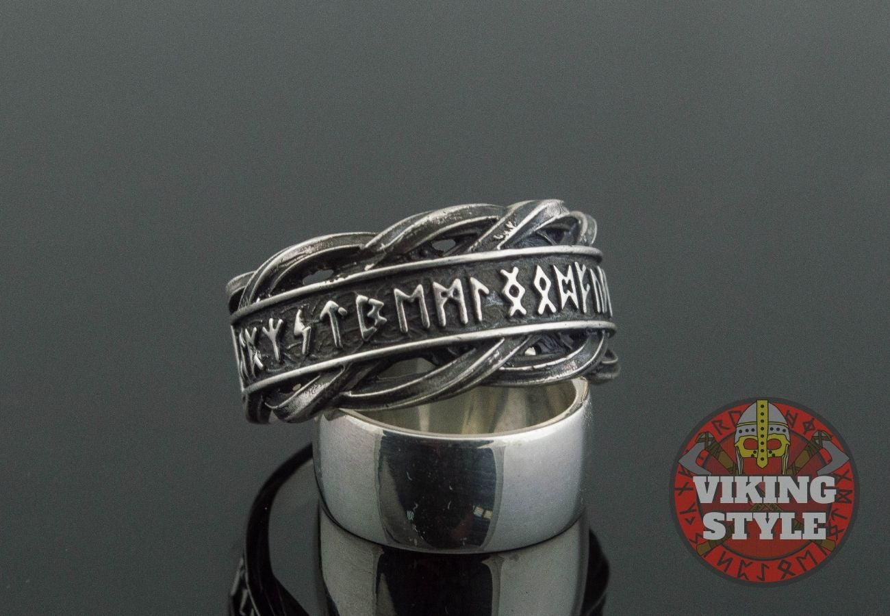 Runic Ring - Knot, 925 Silver