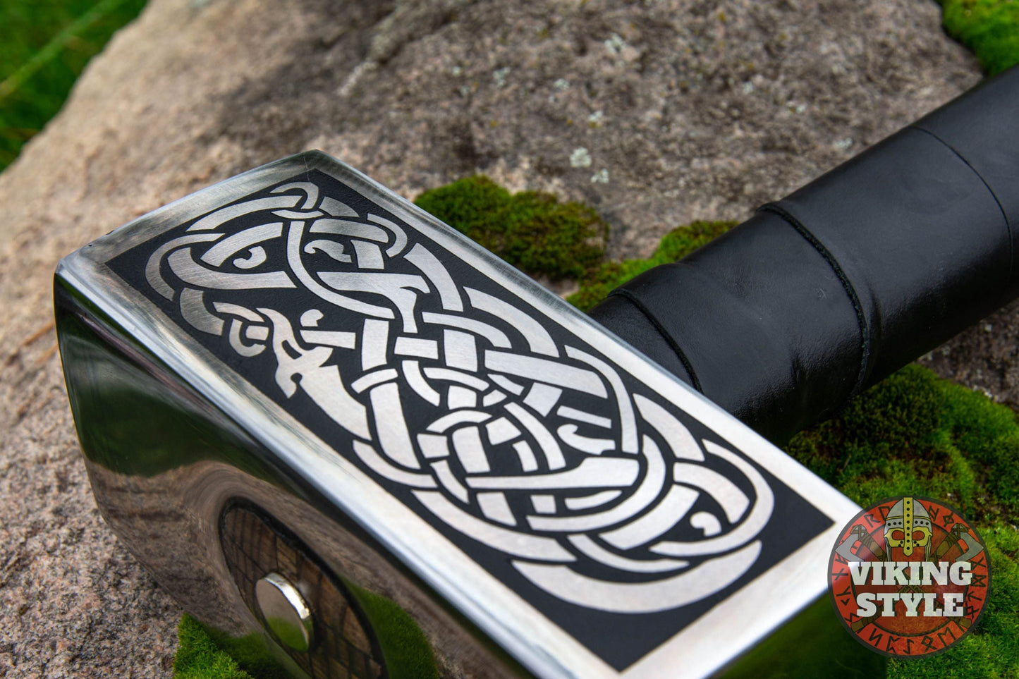 Handmade Viking Hammer - Jormungandr