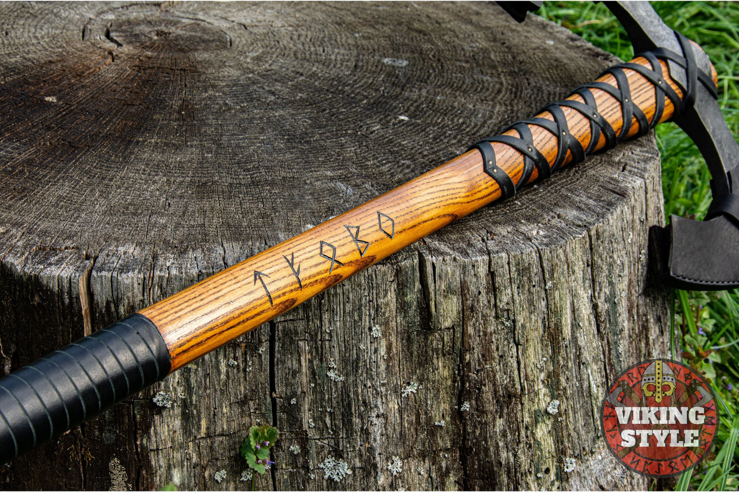 Double Sided Viking Axe - Havamal