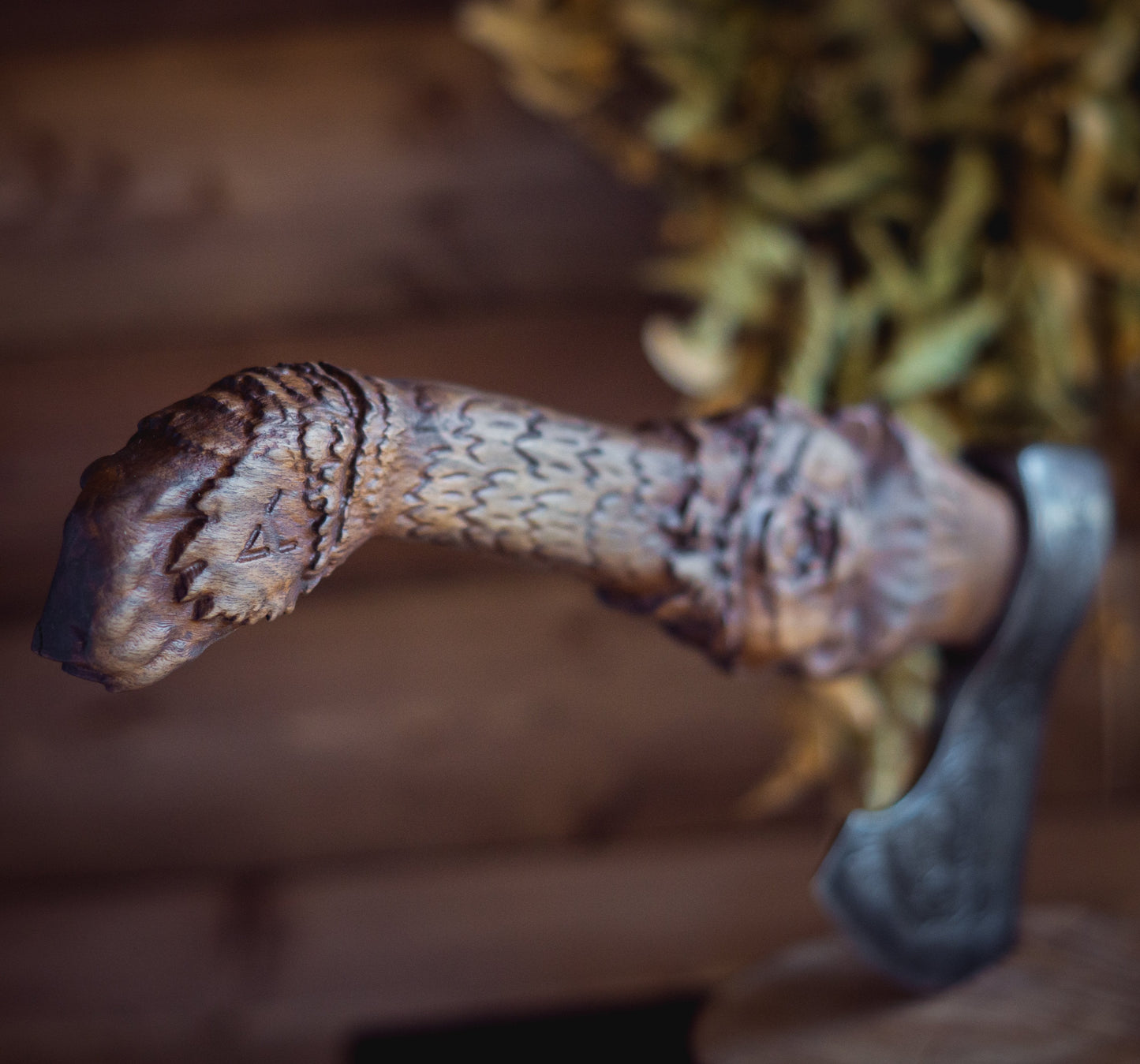 Handmade Viking Axe - Bear