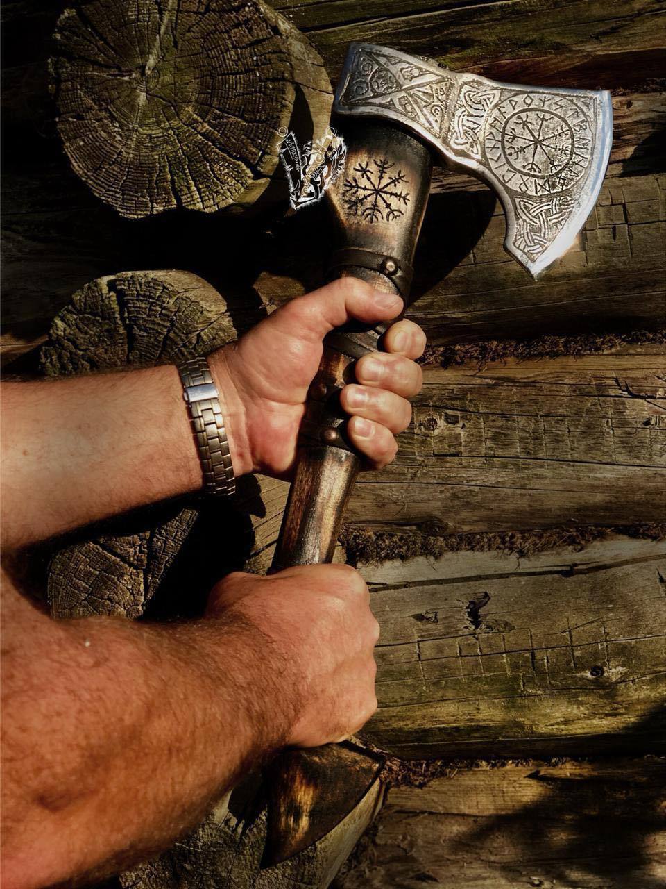 Aegishjalmr Viking Axe