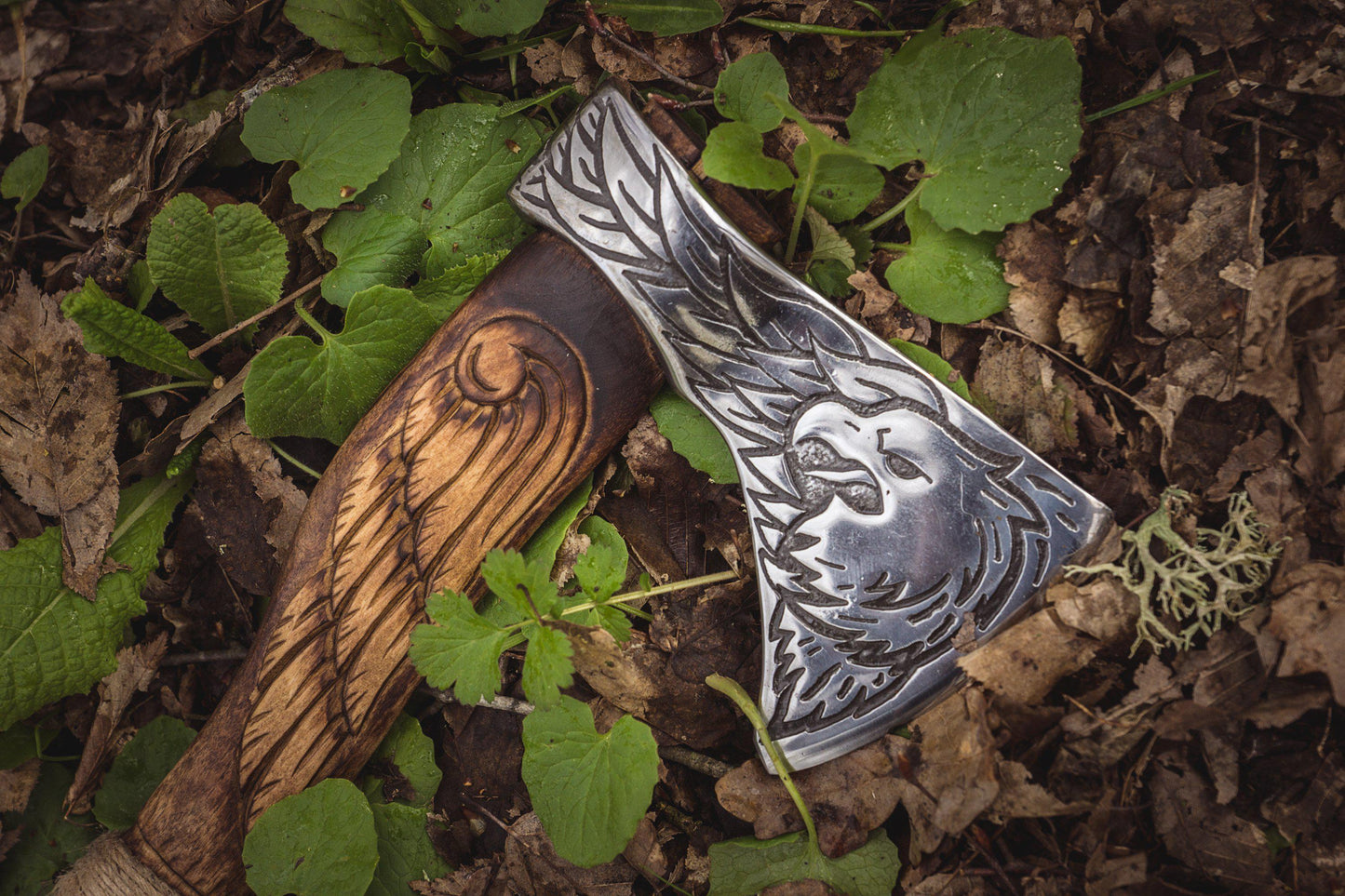 Handmade Viking Axe - Eagle