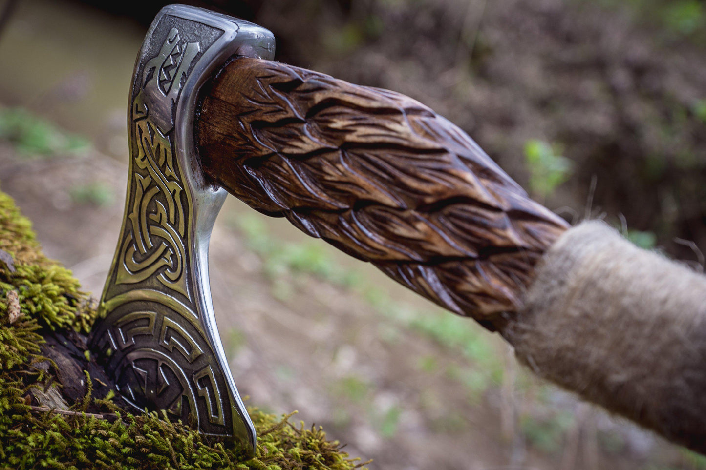 Handmade Viking Axe - Fenrir