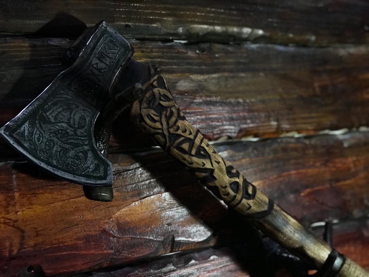 Handmade Viking Axe - Grimhildr