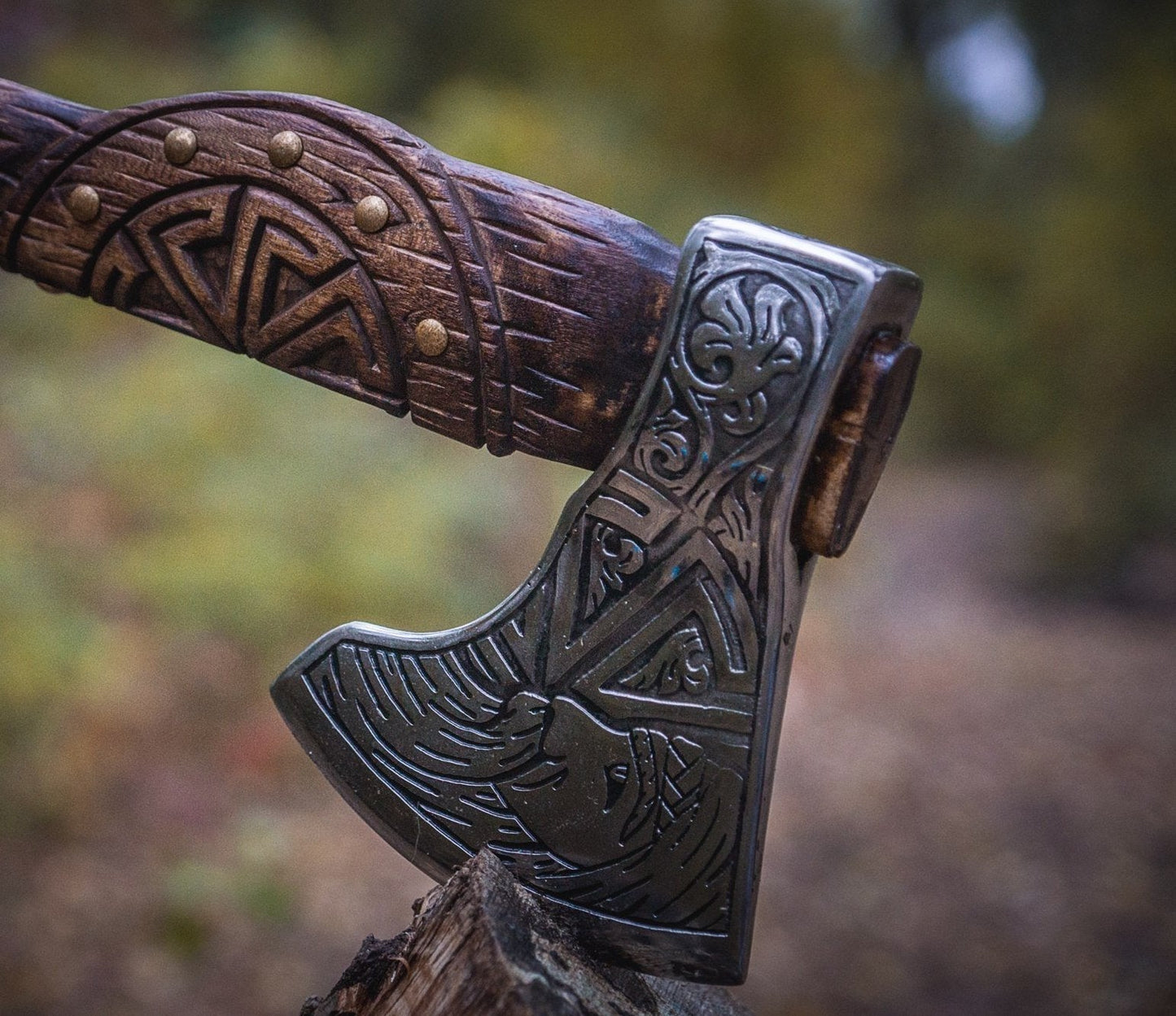 Handmade Viking Axe - Kolovrat